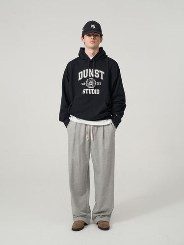 Leather Logo Wide Sweatpant - Dunst for MEN - Modalova