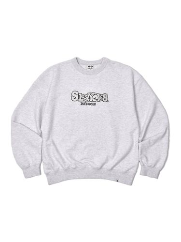 Graffiti Logo Crewneck Sweatshirt _ - SLEEPYEYES - Modalova