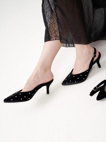 Etoile Velvet Slingback_Black - ETELIN - Modalova