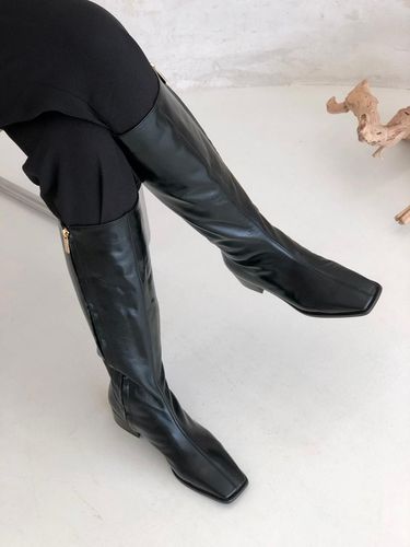 Daily Chic Long Boots_Black - jeu d`art - Modalova