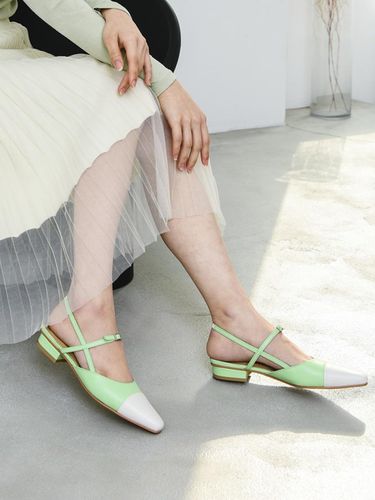 New Combi Mary Jane Slingback_Green - jeu d`art - Modalova