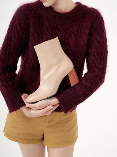 Manon Ankle Boots_Rose Beige - ETELIN - Modalova