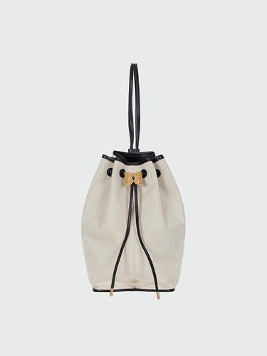 Holly Drawstring Backpack With Logo On Bottom - EENK - Modalova