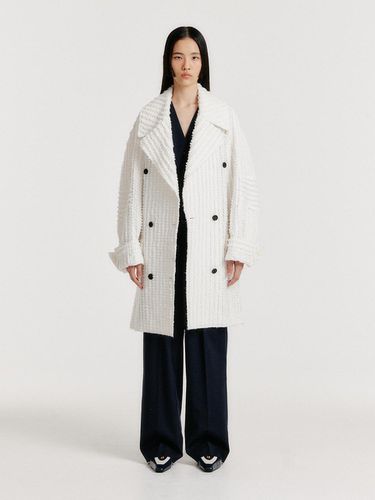 YEATHER Pea Coat - White - EENK - Modalova