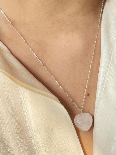 White Heart Necklace - VARISONC - Modalova