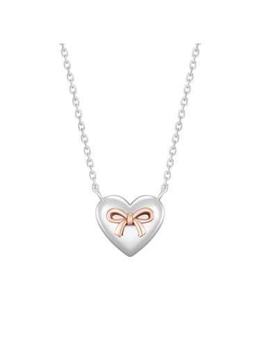 Rachel Heart Necklace - J.ESTINA - Modalova