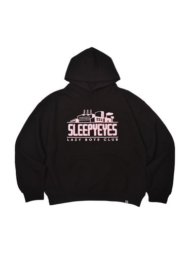 Factory Logo Hoodie - Black - SLEEPYEYES - Modalova