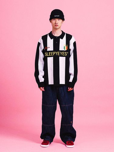 Football Jersey Knit Pullover - SLEEPYEYES - Modalova