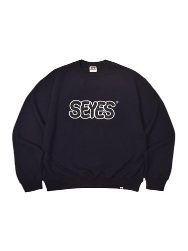 Check Applique Crewneck Sweatshirt - SLEEPYEYES - Modalova