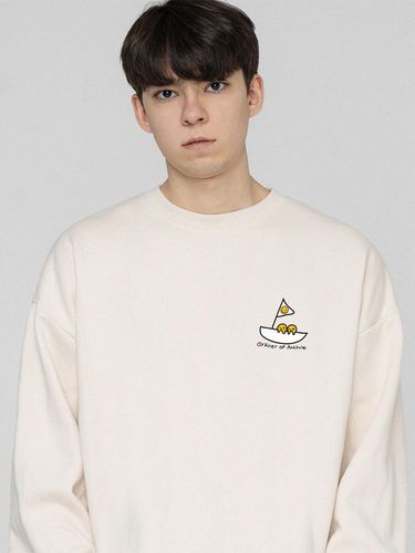 Unisex]Sailboat Smile Sweatshirt - GRAVER - Modalova