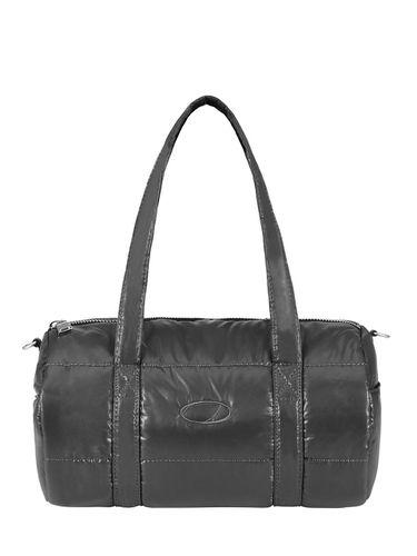 Odd Signature Glossy Padding Shoulder Bag_Charcoal - ODD STUDIO - Modalova