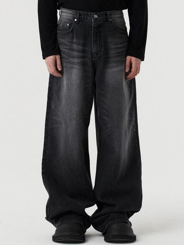 Signature Wide Denim Pants_Black - DNSR - Modalova