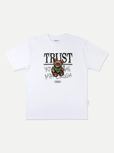 Trust Bear Oversized T-shirt_White - AMBLER - Modalova