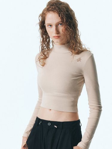 Logo Crop Turtleneck T-shirts () - CITYBREEZE - Modalova