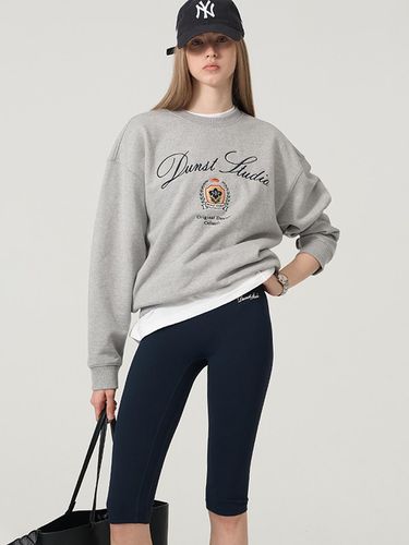 Unisex Classic Logo Sweatshirt_Melange Grey - Dunst for WOMEN - Modalova