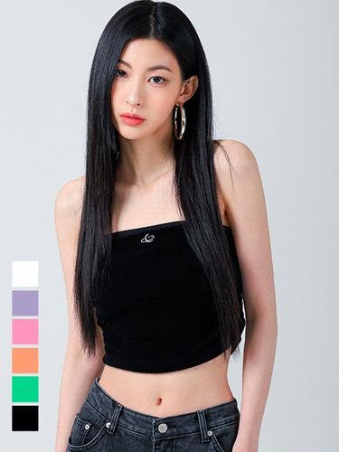 Vivid Moon Terry Cropped Top (6 Colors) - AVANDRESS - Modalova