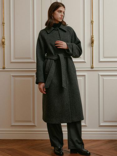 Wool Single Breasted Coat - 3colors - LOOKAST - Modalova