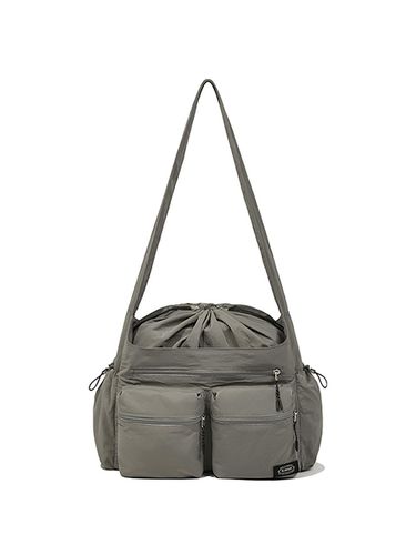 Pocket Drawstring Cross Bag_Light Grey - KIRSH - Modalova