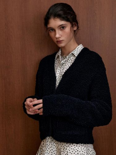 Teddy Bear Wool Knit Cardigan () - UNNOUT - Modalova