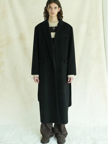 Unisex Long Modern Robe Coat Black - AVANDRESS - Modalova