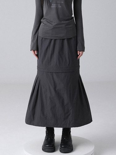 Two-way Long Skirt (Dark Grey) - AVANDRESS - Modalova