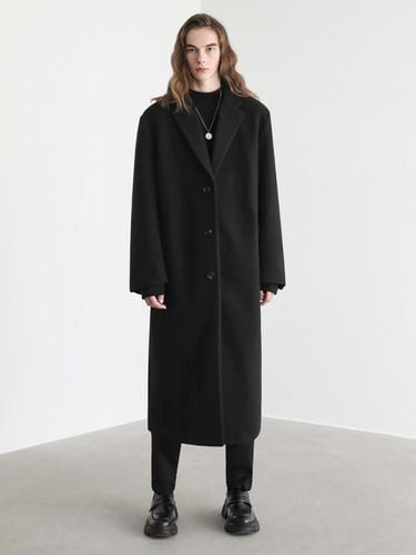 Unisex Oversized Flex Long Coat Black - AVANDRESS - Modalova