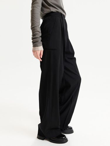 Pintuck Wide Pants_Black - HAE BY HAEKIM - Modalova