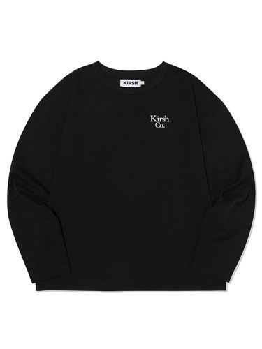 Logo Long Sleeve T-shirt - Black - KIRSH - Modalova