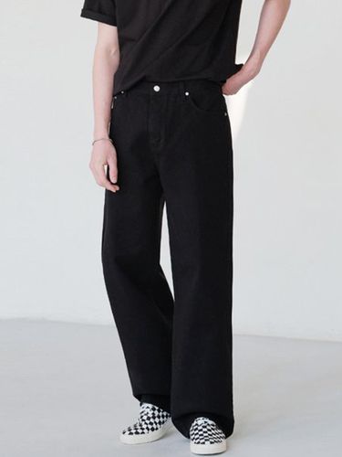 More Wide Denim Pants Black - AVANDRESS - Modalova