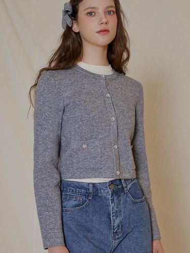 Aino Sequin Knit Cardigan (3 Colors) - IvanaHelsinki - Modalova