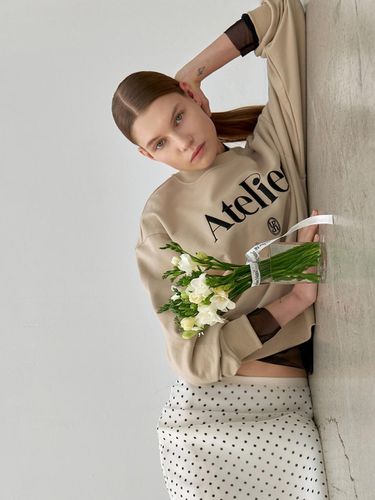 Essential Embroidery Sweatshirt (T-6786) - Atelier Nain - Modalova