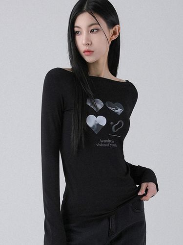 Natalie Long Sleeve Top (Black) - AVANDRESS - Modalova