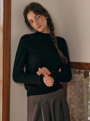 Wool Knit Sweater - Black - Proud Mary - Modalova