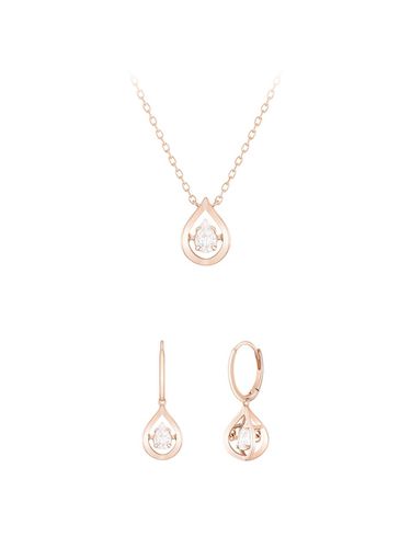 Miello 14K Necklace + Earring Set - J.ESTINA - Modalova