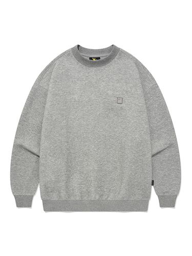 Shmoo Emblem Oversized Sweatshirt_Melange Gray - Wacky Willy - Modalova