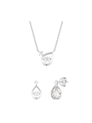 Mioello Necklace + Earring Set - J.ESTINA - Modalova