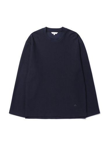 Textured T-Shirt Navy - EPIGRAM - Modalova