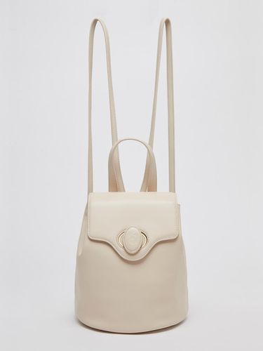 Oval School Bag_Sand Beige - Archivepke - Modalova