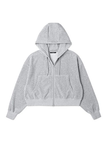 Woman] Corduroy Jersey Zip-Up Hoodie - ADHOC - Modalova