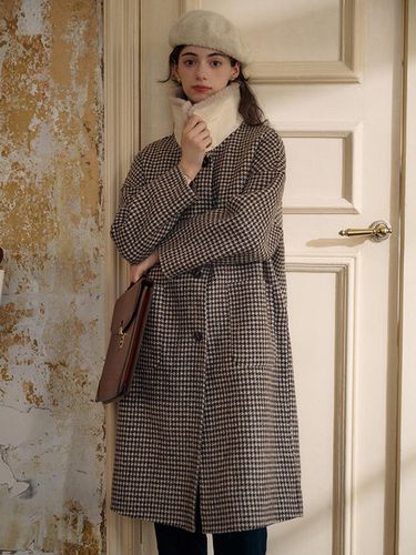 SR_Fur Lapel Woolen Coat - Simple Retro - Modalova