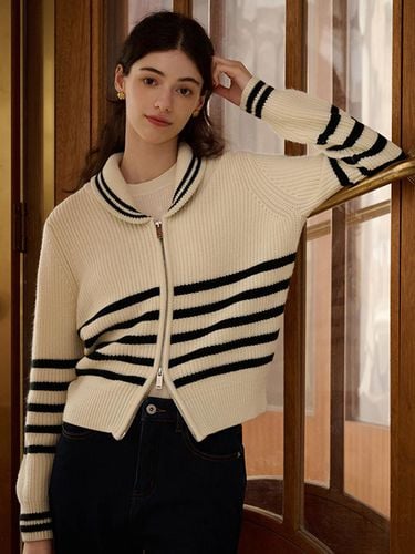 SR_College Classic Striped Cardigan - Simple Retro - Modalova