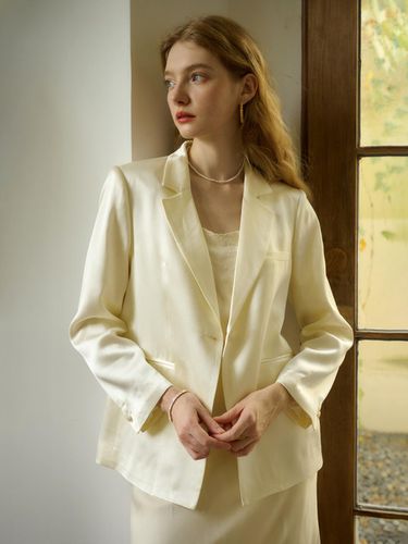 SR_French One Button Pain Jacket - Simple Retro - Modalova