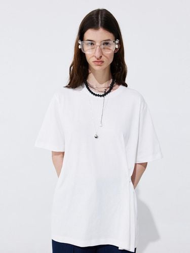 Button Line T-Shirt _ White - WNDERKAMMER - Modalova