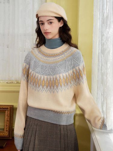 SR_Snow Fair Pullover Knit_2 Colors - Simple Retro - Modalova