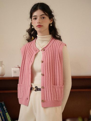 SR_Pit Strip Wool Knit Vest_2 Colors - Simple Retro - Modalova