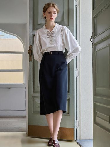 SR_Elegant A-line Skirt - Simple Retro - Modalova