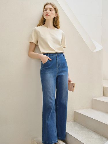 SR_High Rise Skinny Wide-leg Pants - Simple Retro - Modalova