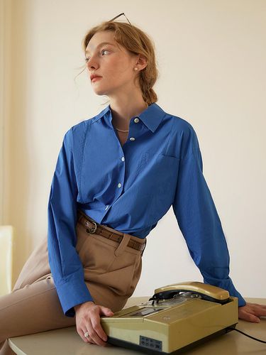 SR_Classic Cotton Shirt_Blue - Simple Retro - Modalova