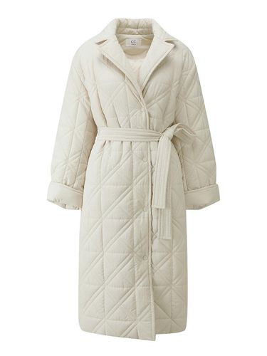 Quilted Long Padded Jumper (Light Beige) - CC collect - Modalova