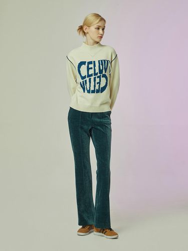 Bootcut Velvet Pants (Blue) - CC collect - Modalova